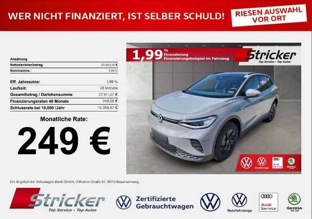 Volkswagen ID.4 Pure 109/52 249,-ohne Anzahlung Pano LED-Matrix